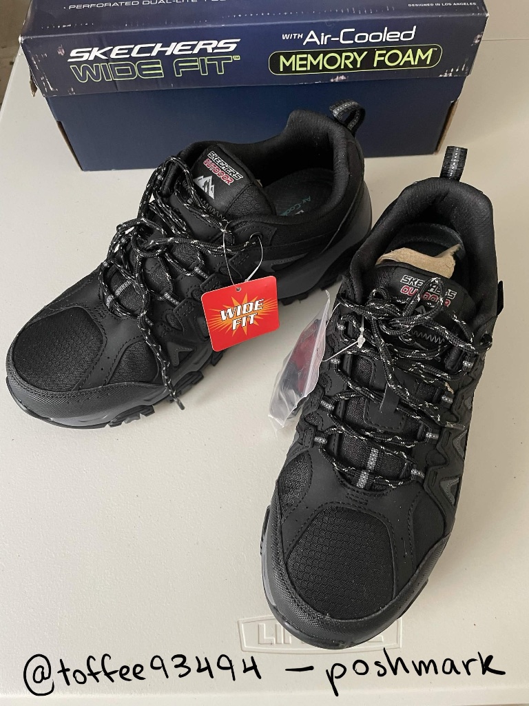 Skechers Wide Fit Men's Terrabite Trailborn Trail Shoes, 9.5w
